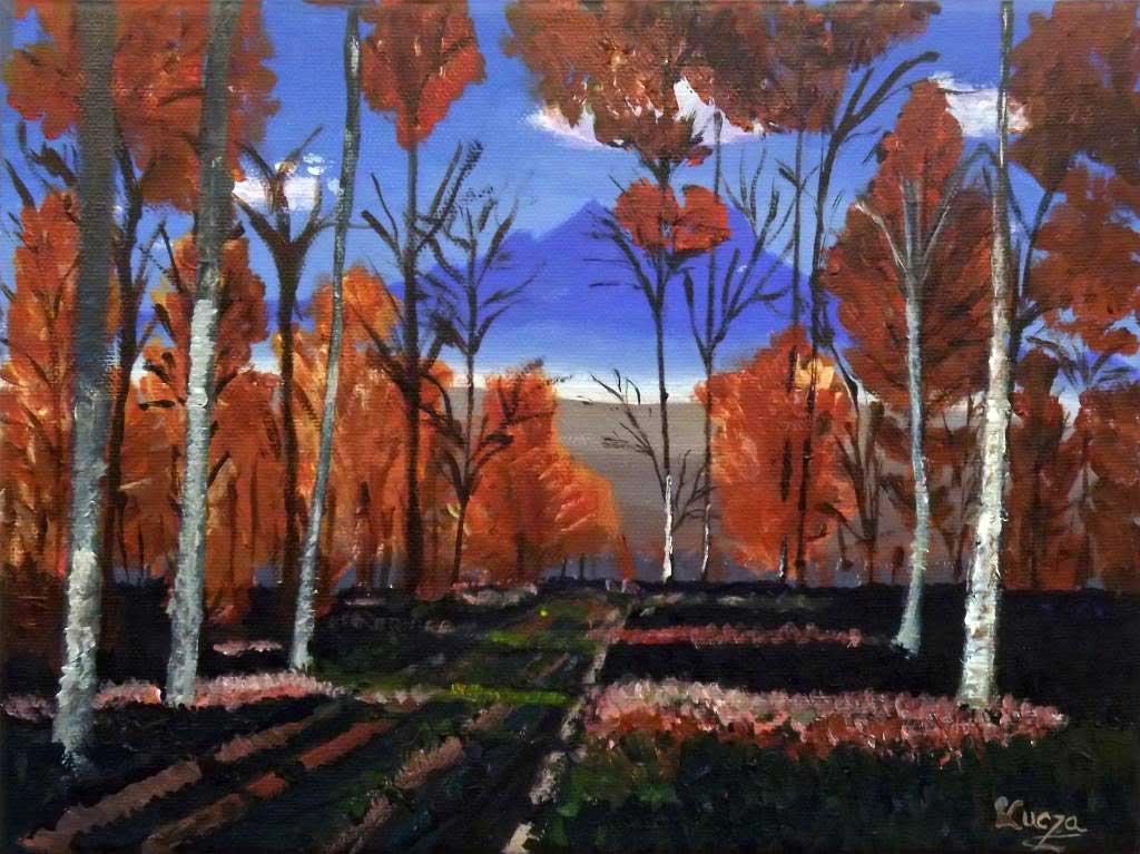 Autumn - Acryilic on canvas by Andipainting
